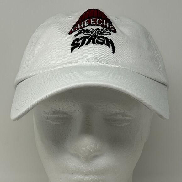 Cheech's Private Stash Dad Hat Baseball Cap Cannabis Pot Weed White - Picture 2 of 11